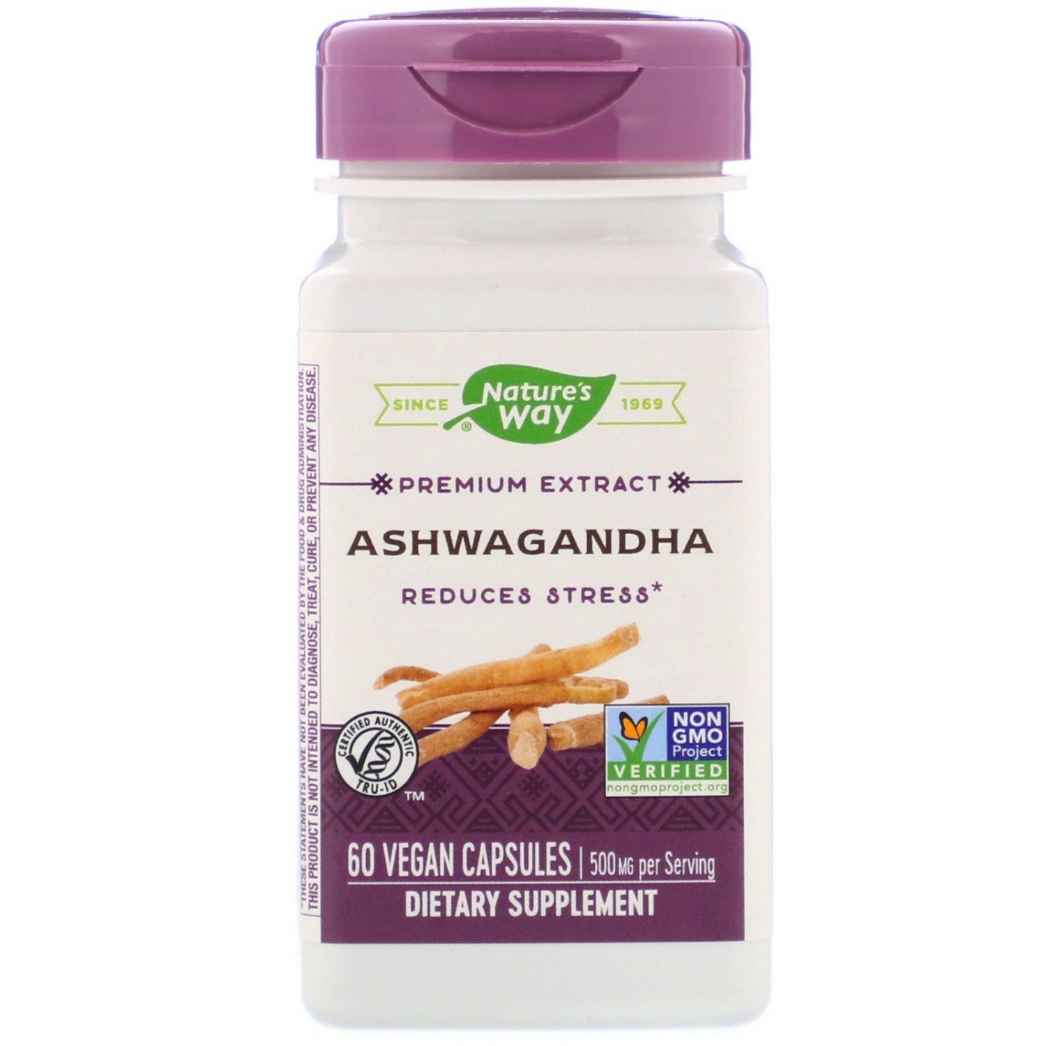 Nature's Way, Ashwagandha, 500 mg, 60 Vegan Capsules