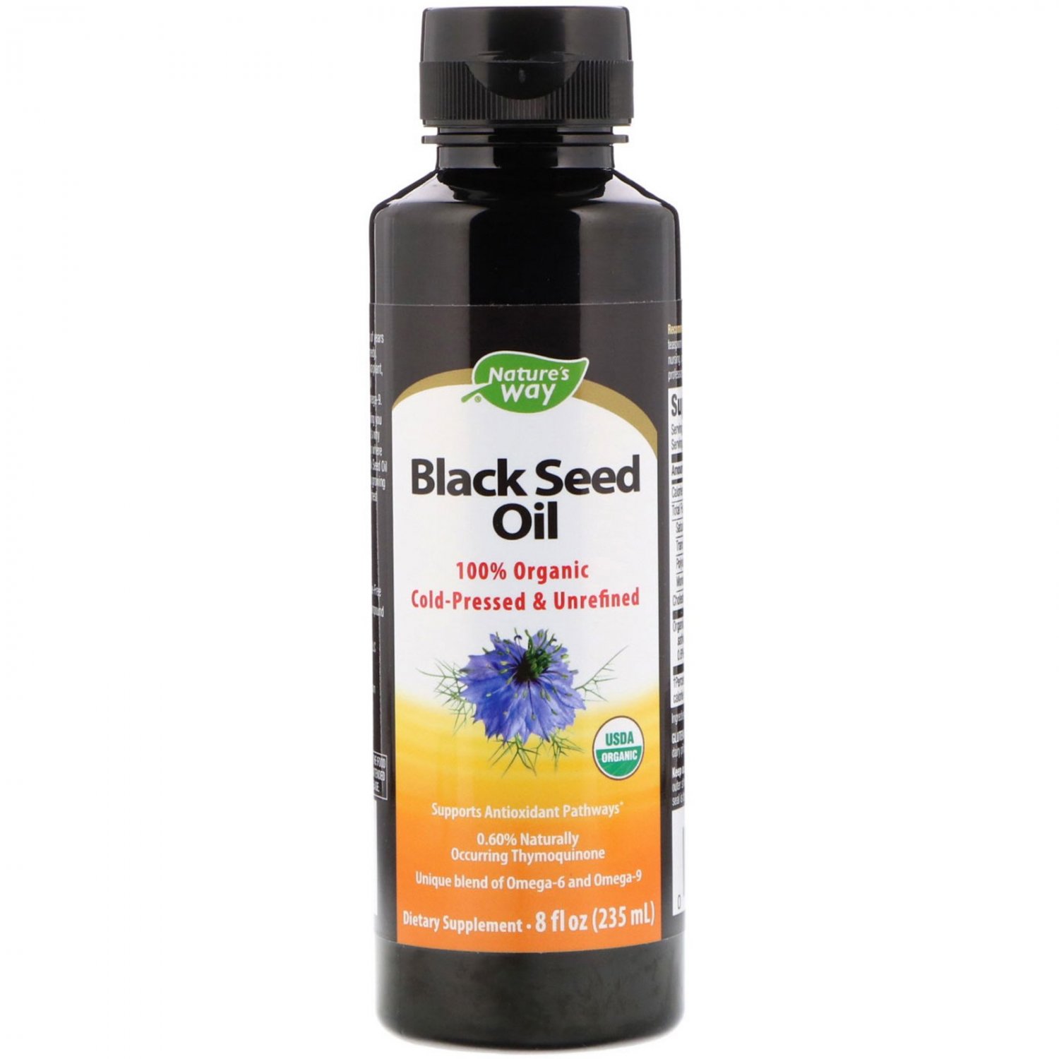 Nature's Way, 100% Organic Black Seed Oil, 8 fl oz (235 ml)