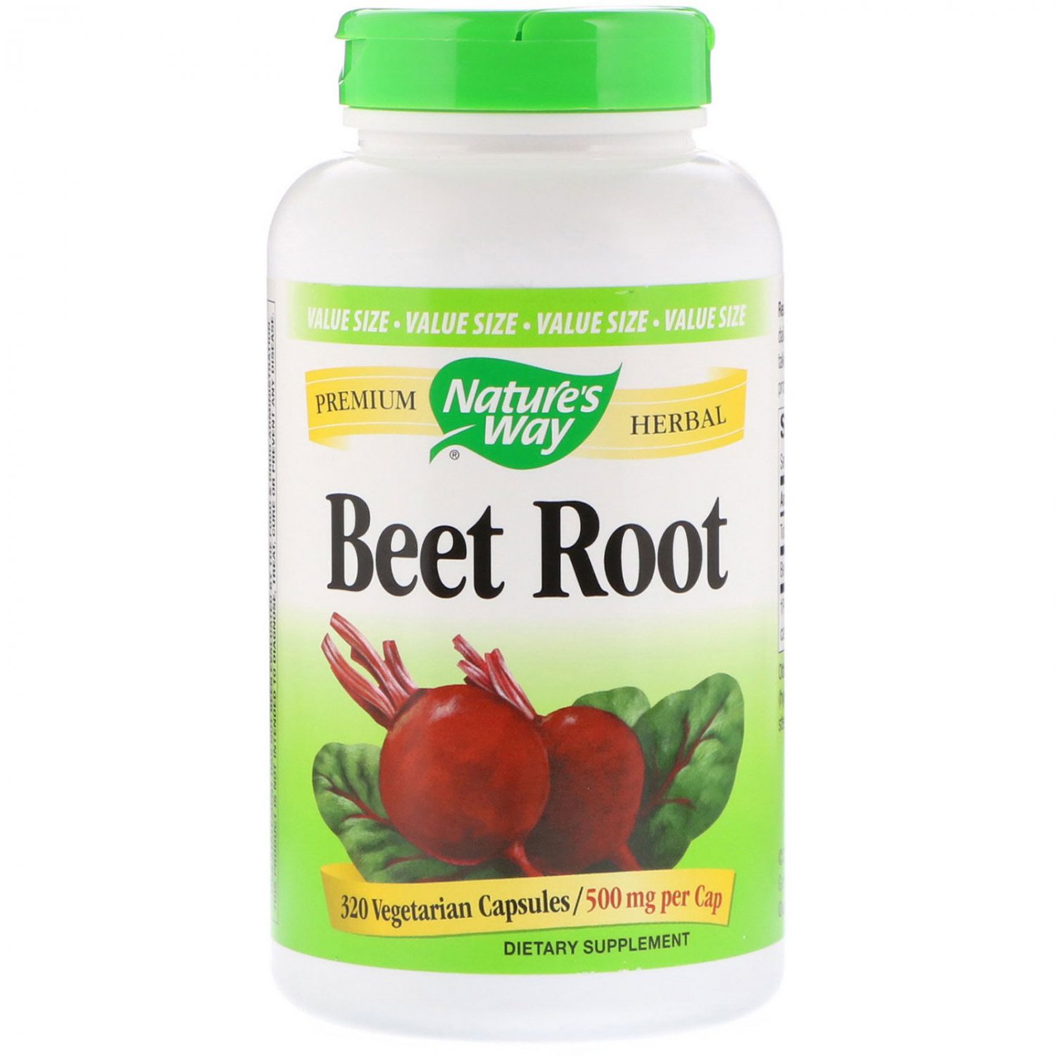 Nature's Way, Beet Root, 500 mg, 320 Vegetarian Capsules