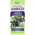 Nature's Way, Organic Sambucus, Elderberry Syrup, Standardized, 4 fl oz (120 ml)