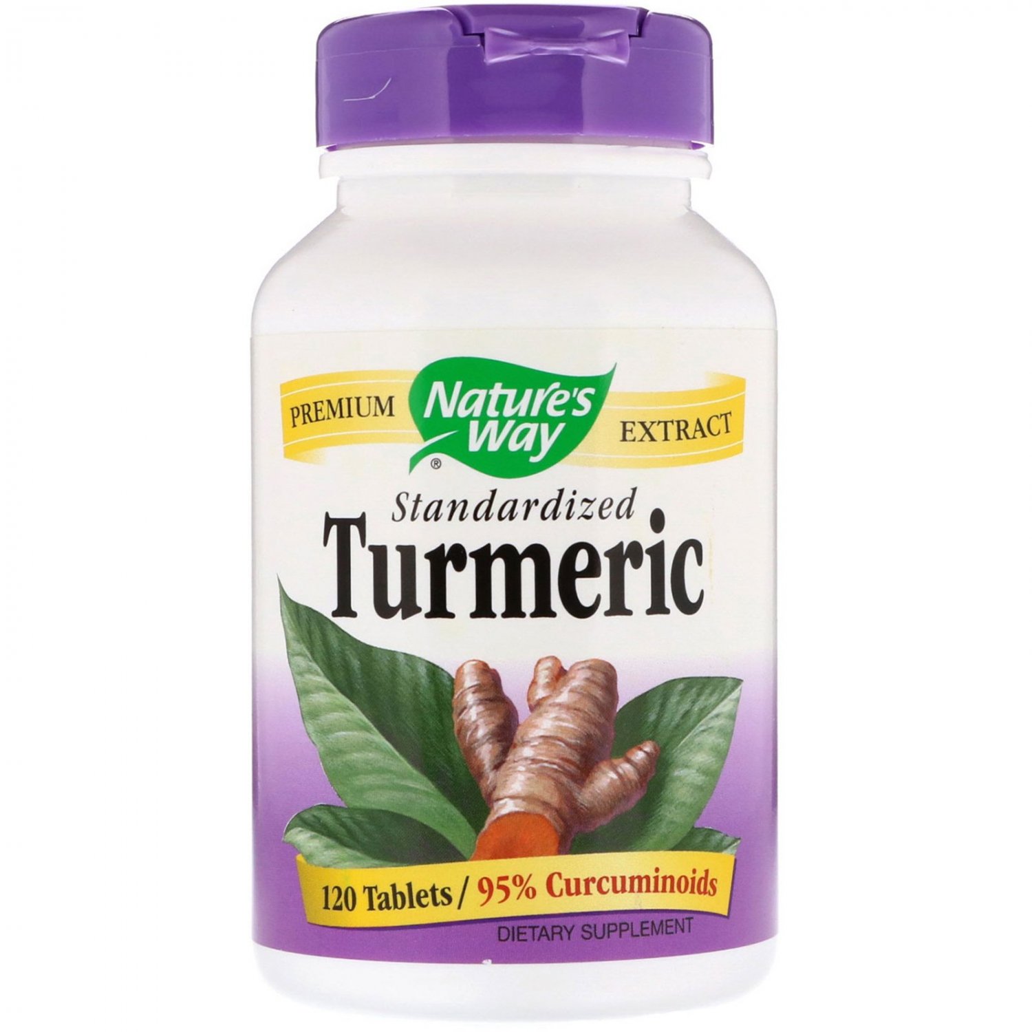 Nature's Way, Turmeric, Standardized, 120 Tablets