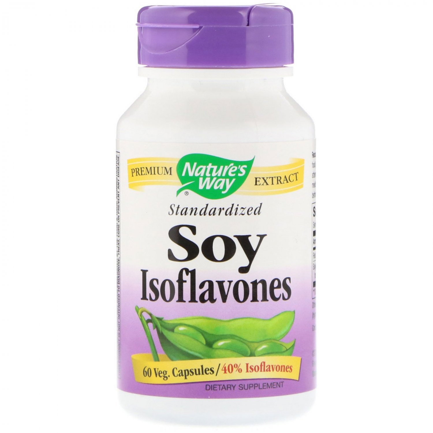 Nature's Way, Soy Isoflavones, Standardized, 60 Veg Capsules