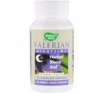 Nature's Way, Valerian Nighttime, Herbal Sleep Aid, Odor Free, 100 Tablets