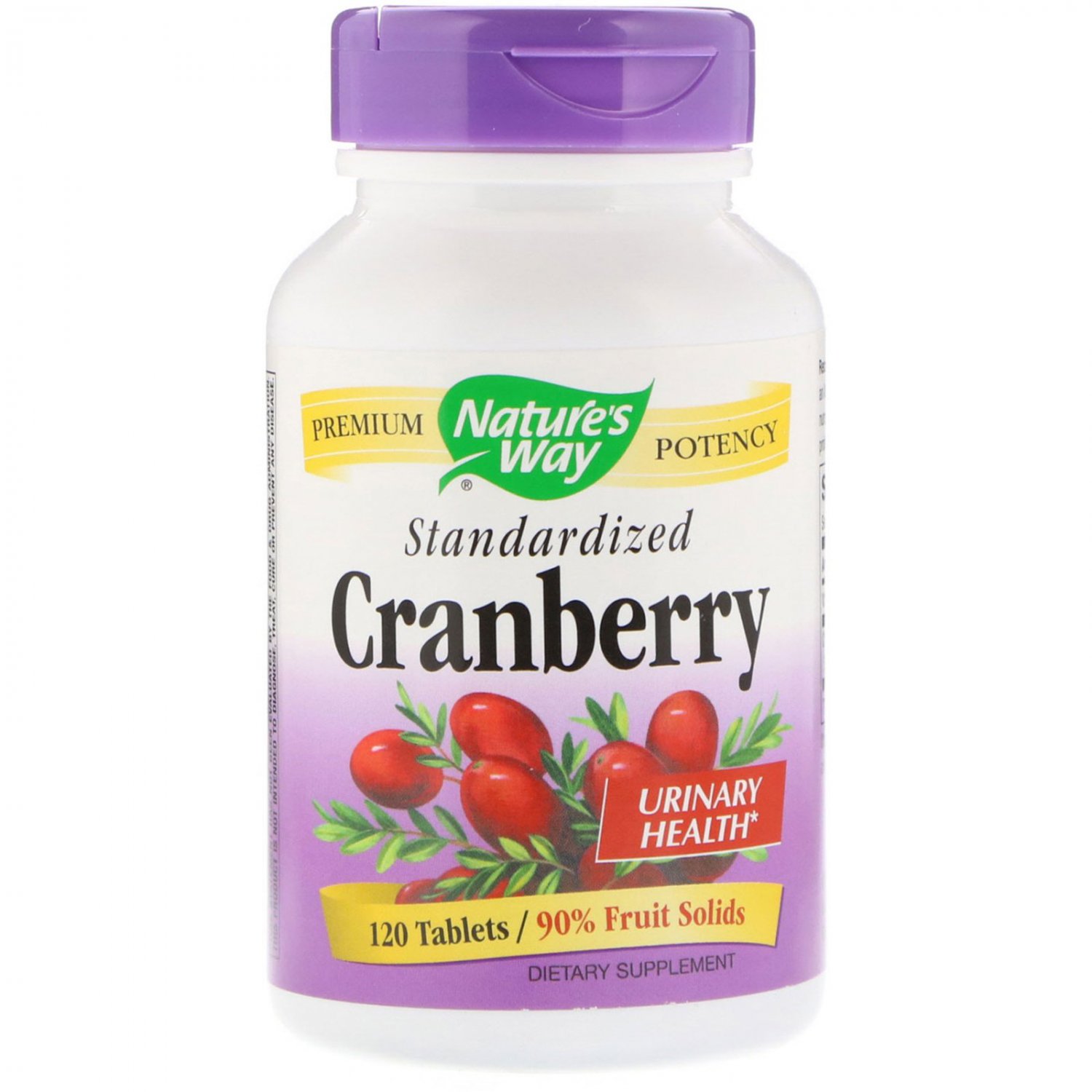 Nature's Way, Cranberry, Standardized, 120 Tablets
