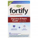 Nature's Way, Fortify, Daily Probiotic, Digestive & Heart Health with CoQ10, 30 Delayed-Release Caps