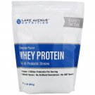 Lake Avenue Nutrition, Whey Protein + Probiotic, Chocolate Flavor, 2 lb (907 g)