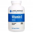 Lake Avenue Nutrition, Vitamin E, 400 IU, 360 Veggie Softgels