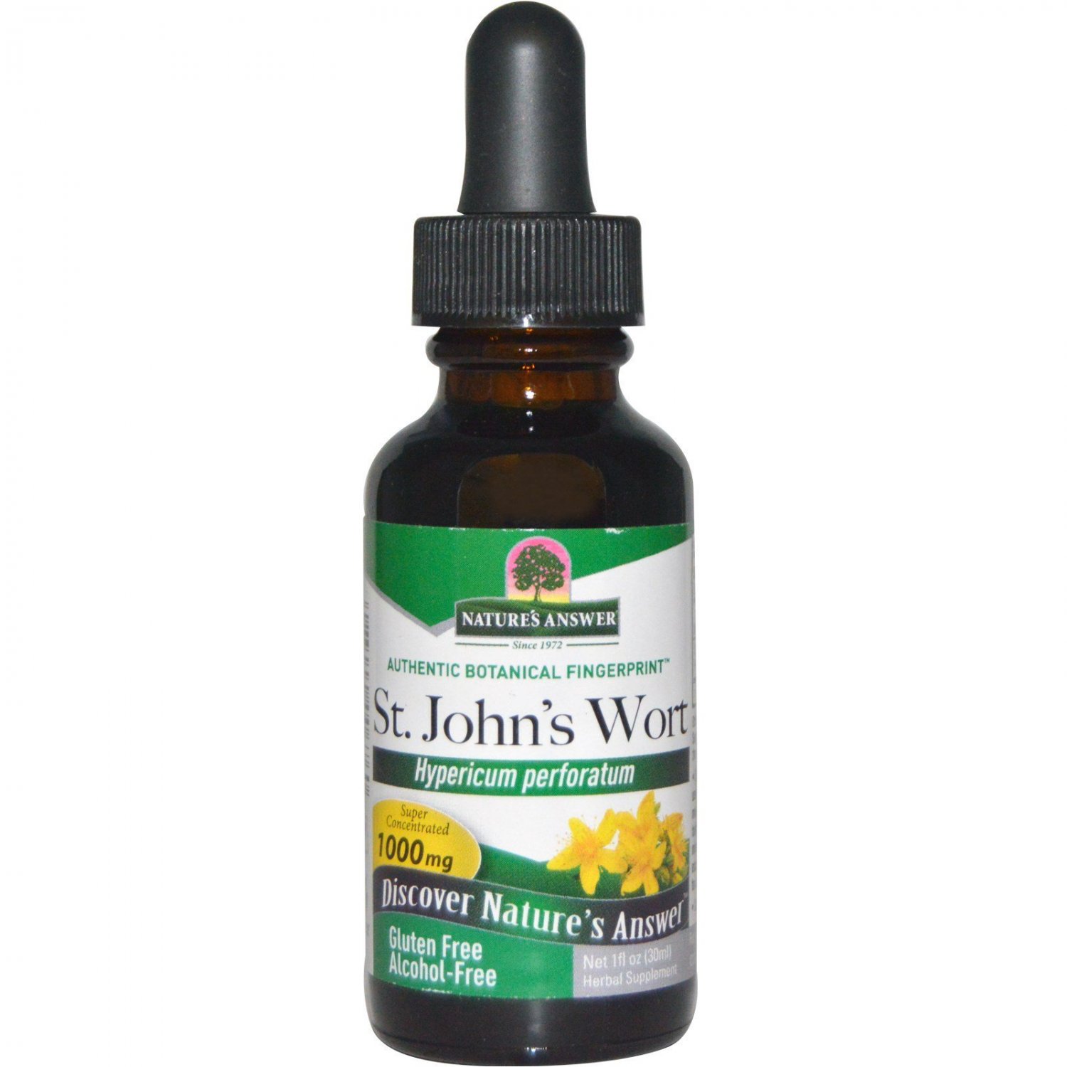 Nature's Answer, St. John's Wort, Alcohol-Free, 1000 mg, 1 fl oz (30 ml)