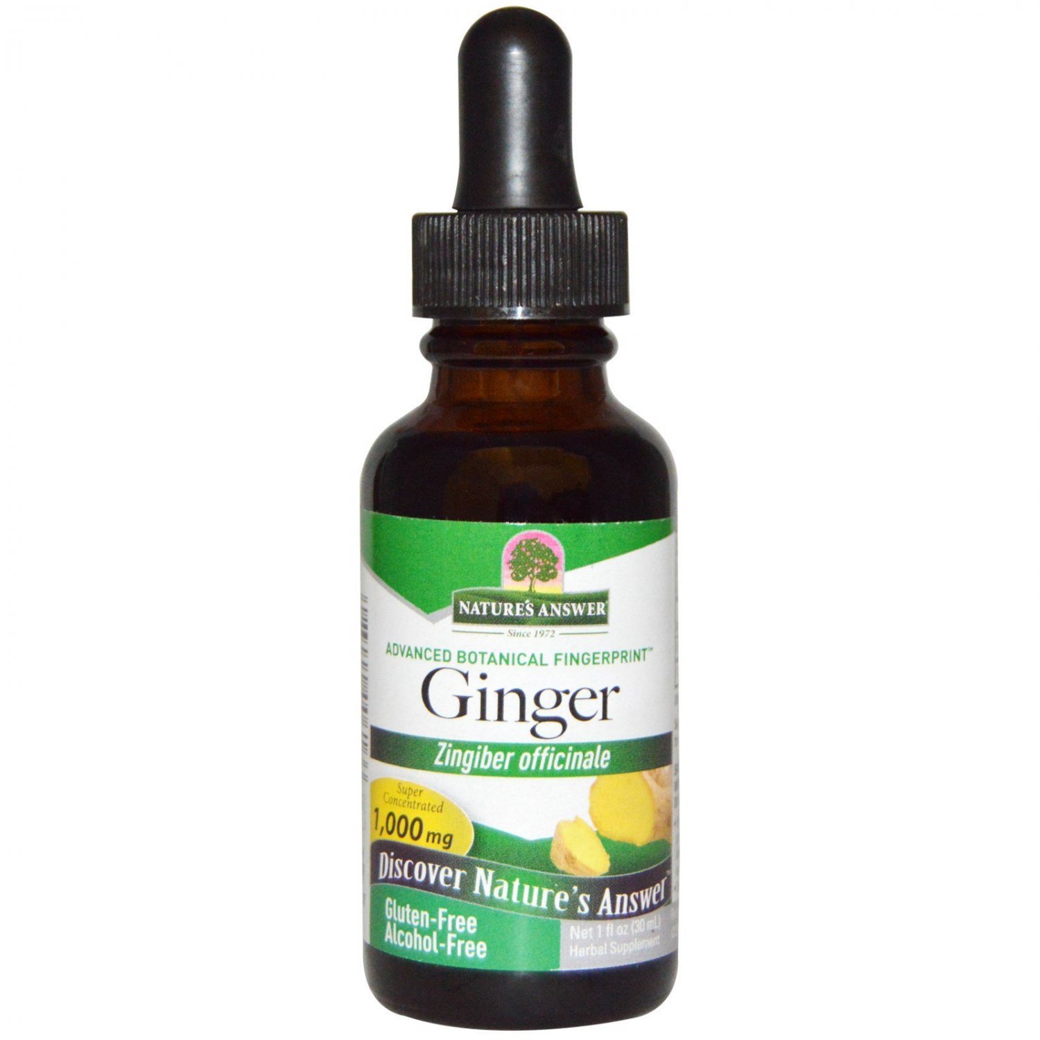 Nature's Answer, Ginger, Alcohol-Free, 1,000 mg, 1 fl oz (30 ml)