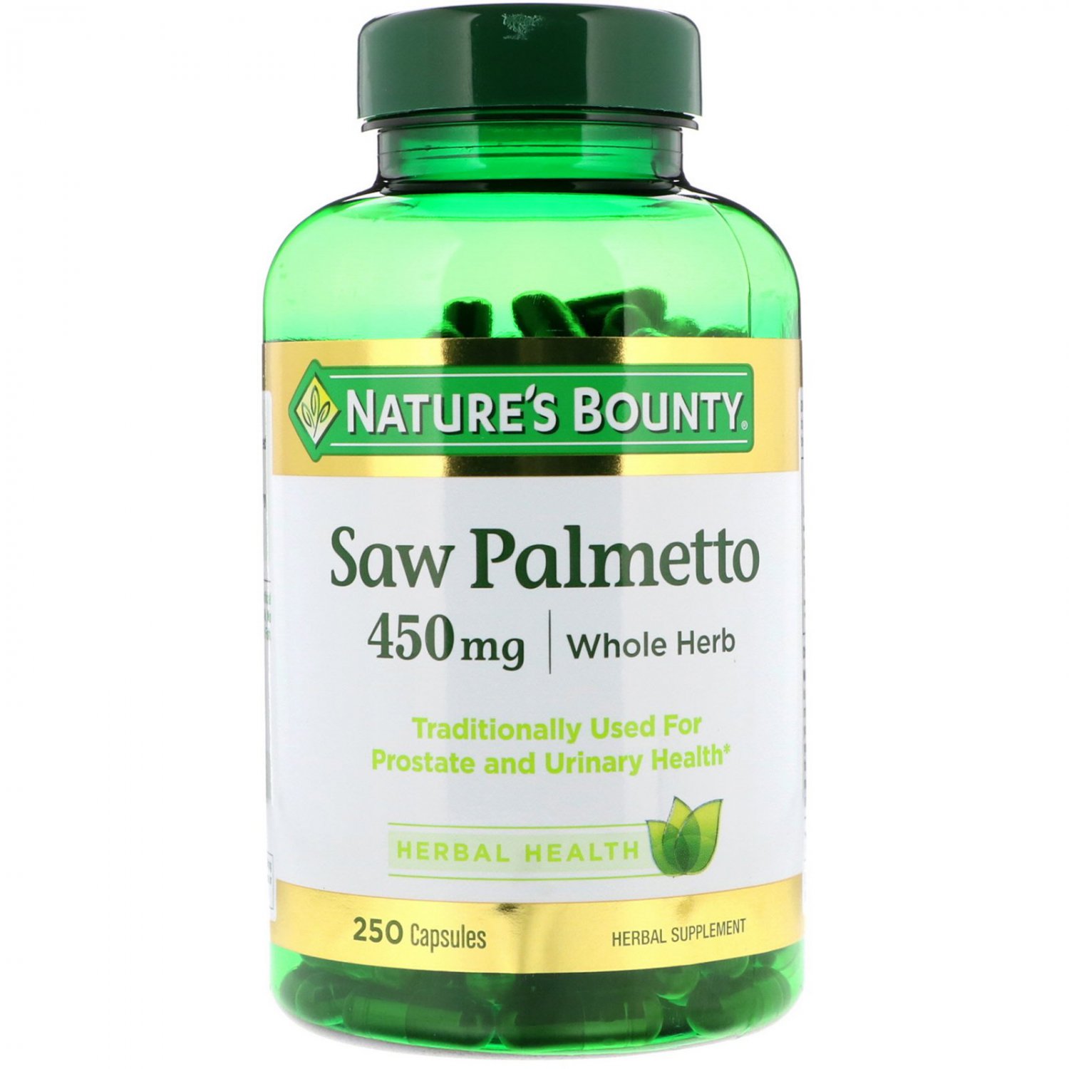 Nature's Bounty, Saw Palmetto, 450 mg, 250 Capsules