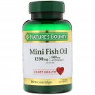 Nature's Bounty, Mini Fish Oil, 1290 mg, 90 Mini Coated Softgels