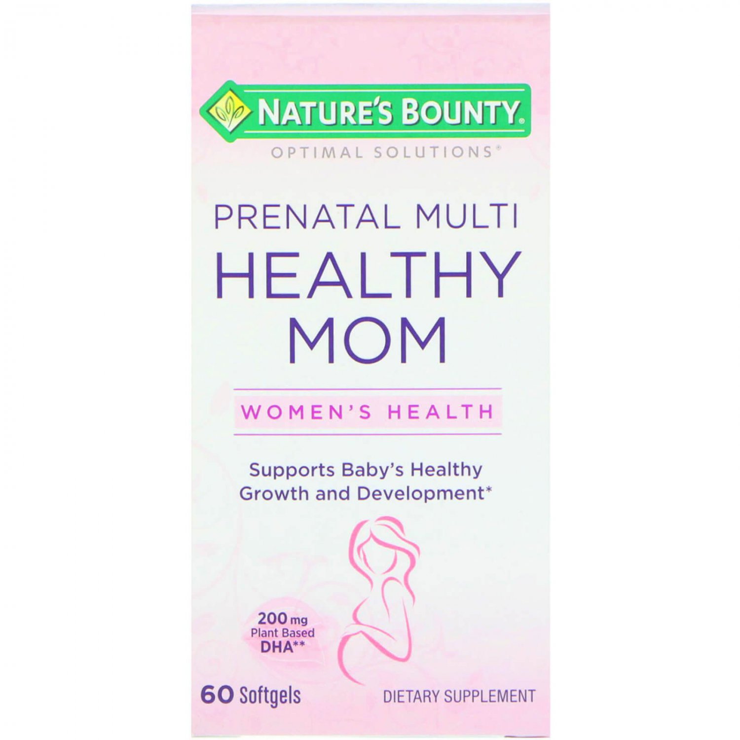 Nature's Bounty, Optimal Solutions, Healthy Mom Prenatal Multi, 60 Softgels