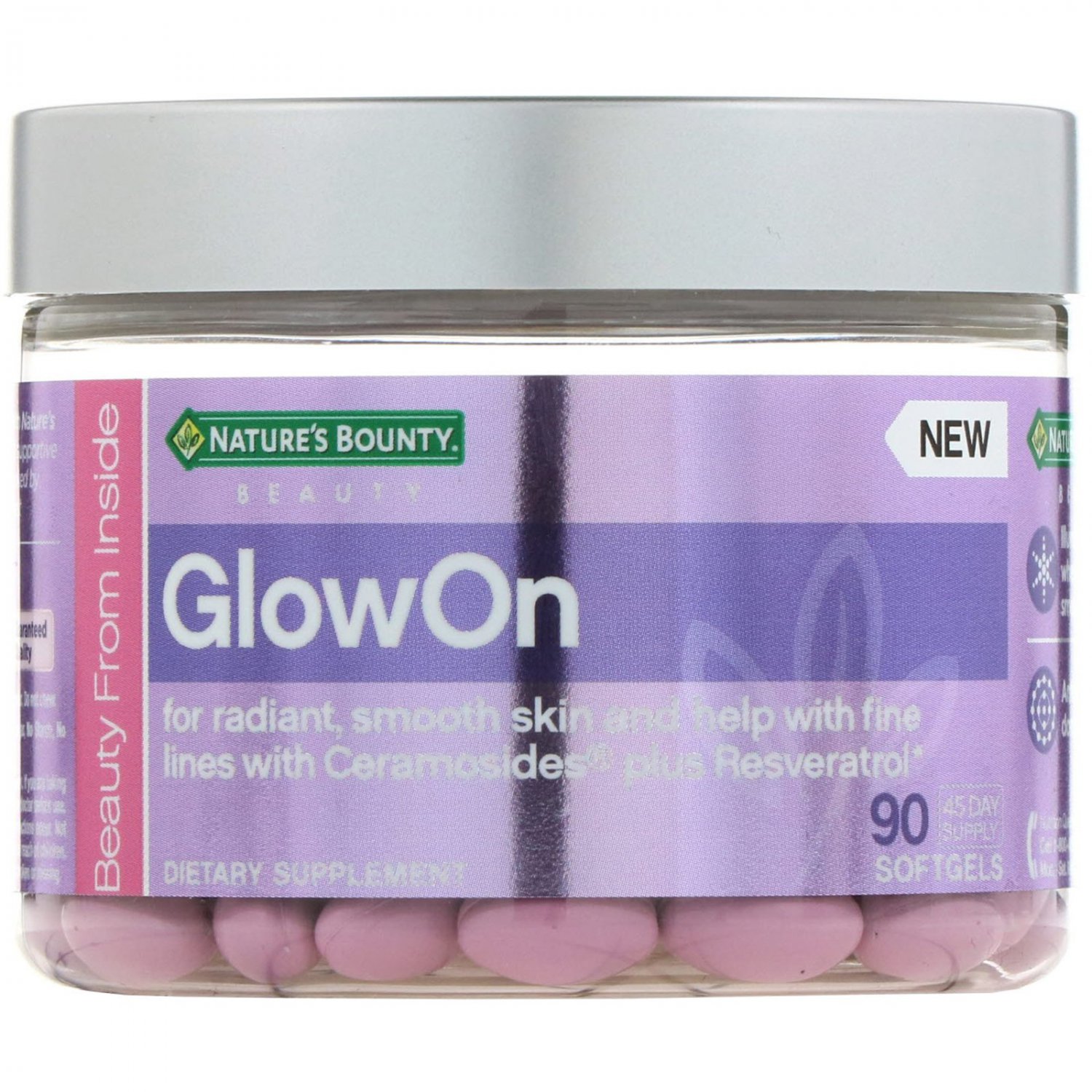 Nature's Bounty, GlowOn, 90 Softgels