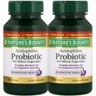 Nature's Bounty, Acidophilus Probiotic, Twin Pack, 100 Tablets Each