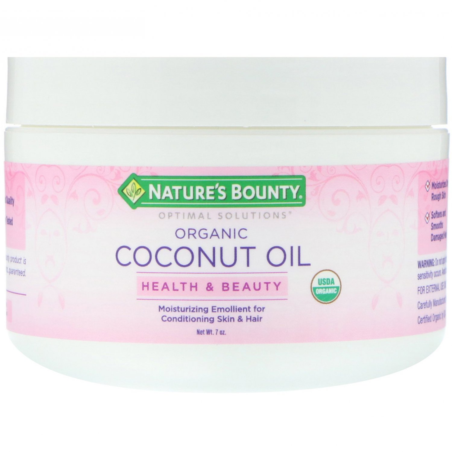 Nature's Bounty, Organic Coconut Oil, 7 oz