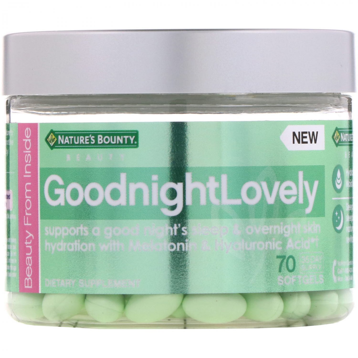 Nature's Bounty, GoodnightLovely, 70 Softgels