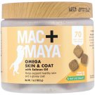Nature's Bounty, Mac + Maya, Omega Skin & Coat with Salmon Oil, For Dogs, 70 Soft Chews