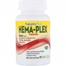 Nature's Plus, Hema-Plex Capsules, 60 Fast-Acting Vegetarian Capsules