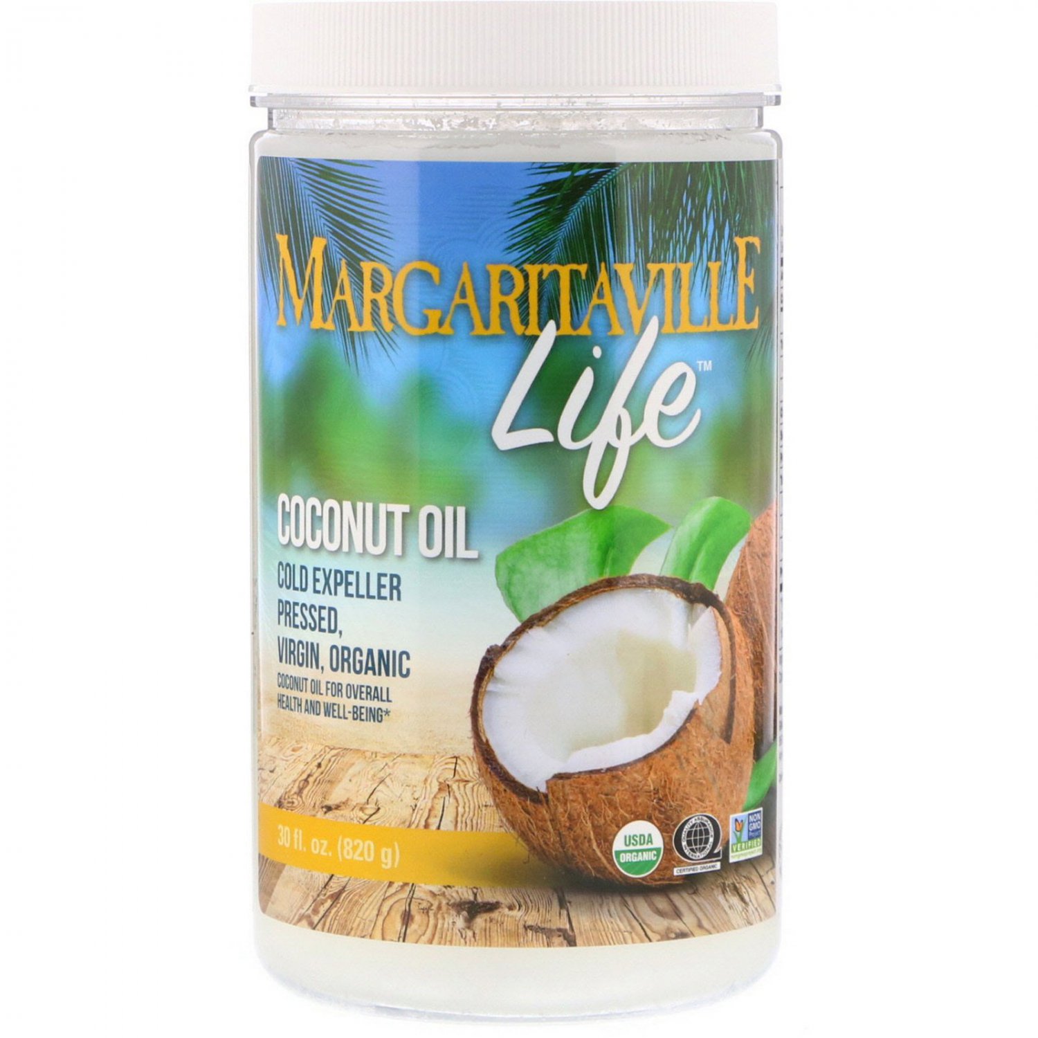 Nature's Plus, Margaritaville Life, Coconut Oil, 30 fl oz (820 g)