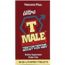 Nature's Plus, Ultra T-Male, Testosterone Boost for Men, Maximum Strength, 60 Bi-Layered Tablets