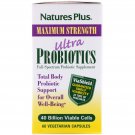 Nature's Plus, Ultra Probiotics, 40 Billion Viable Cells, 60 Veggie Caps