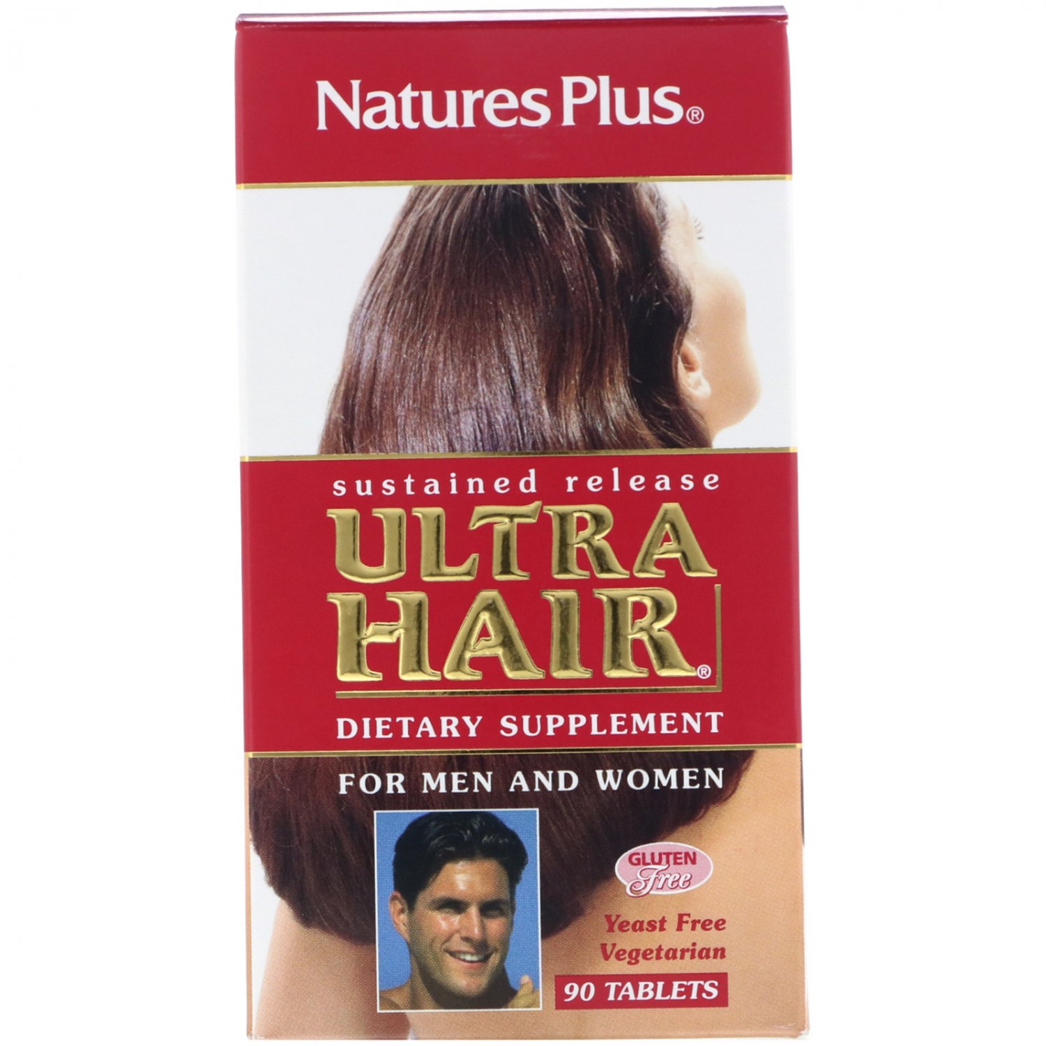Nature's Plus, Ultra Hair, For Men and Women, 90 Tablets