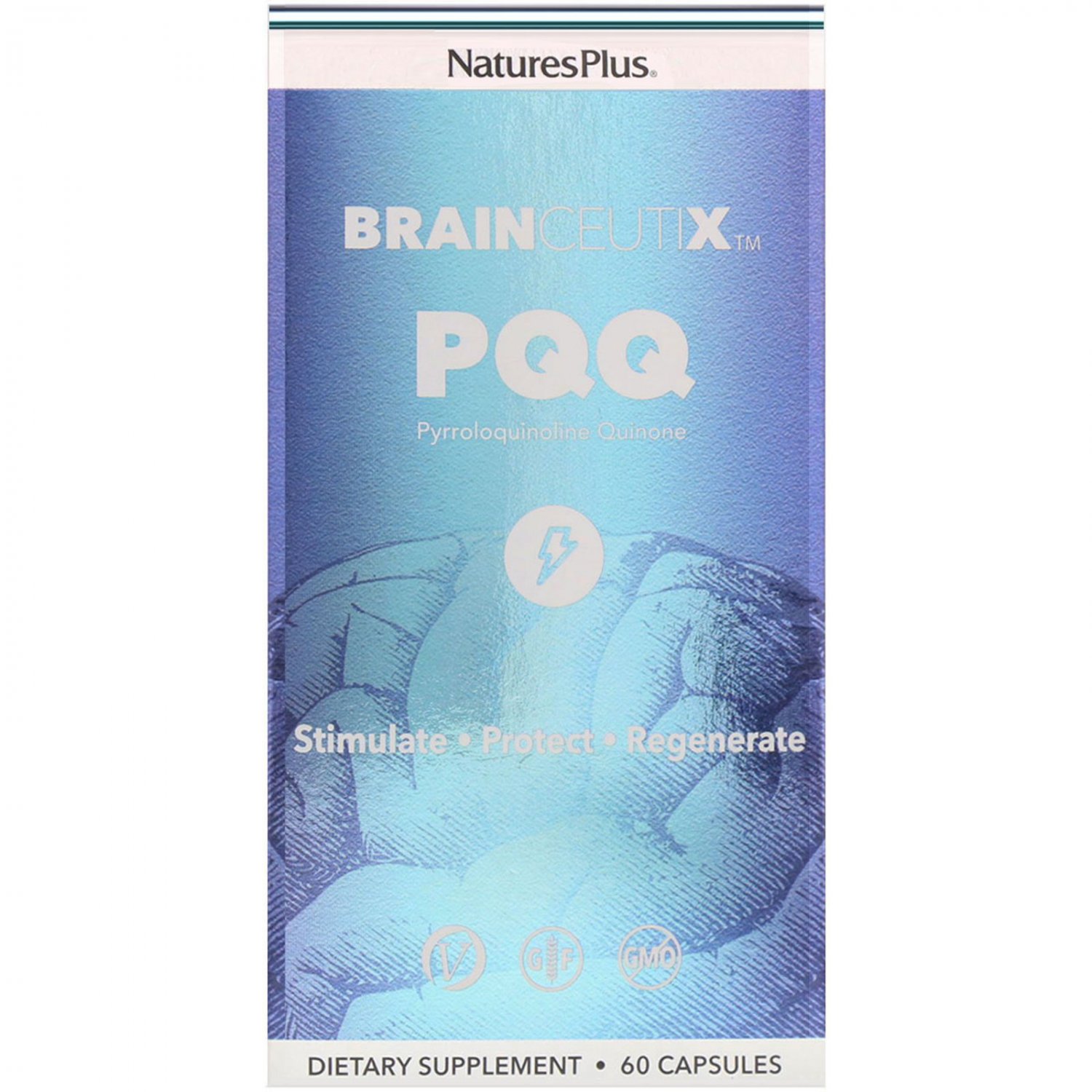 Nature's Plus, BrainCeutix, PQQ, 60 Capsules