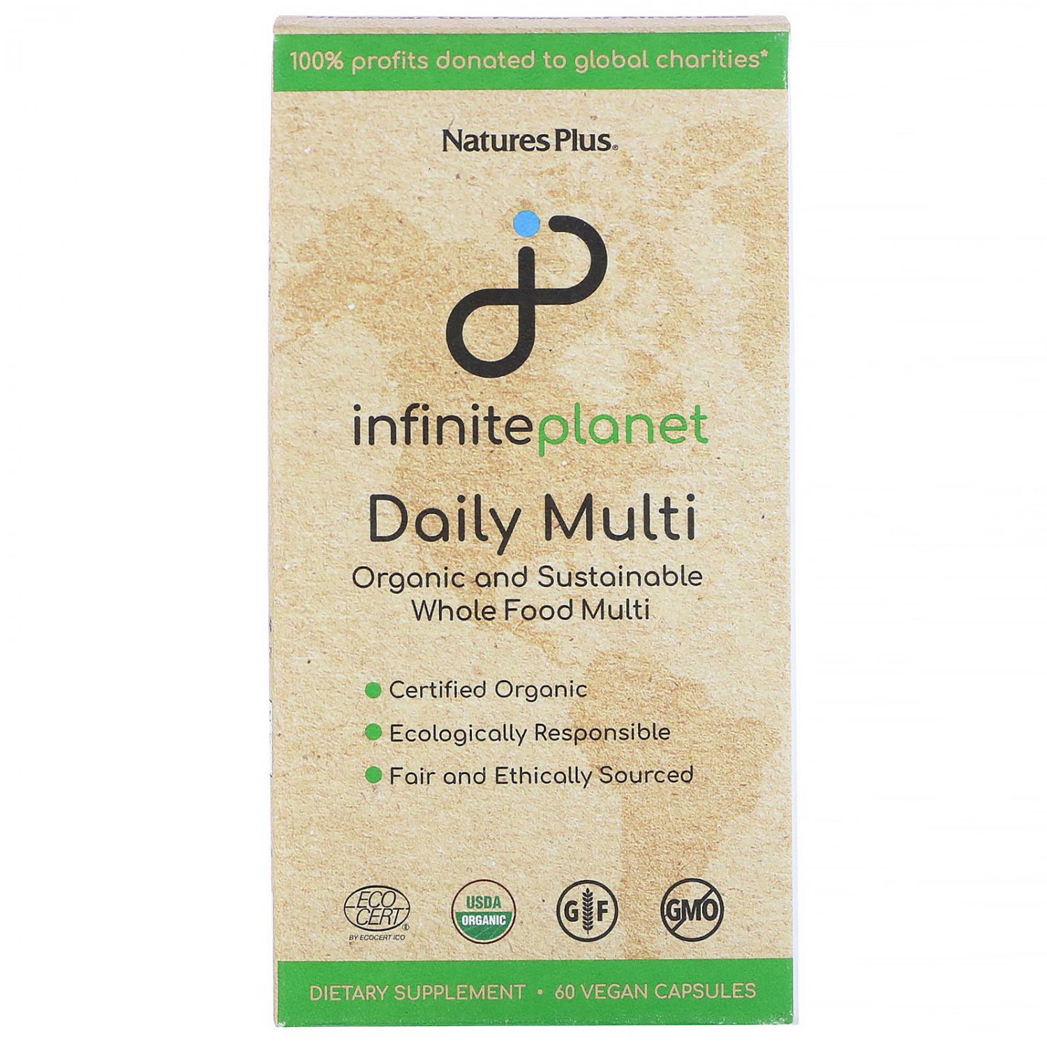 Nature's Plus, Infinite Planet, Daily Multi, 60 Vegan Capsules