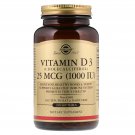 Solgar, Vitamin D3 (Cholecalciferol), 25 mcg (1,000 IU), 250 Softgels