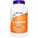 Now Foods, L-Lysine, 500 mg, 250 Capsules