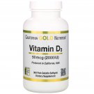 California Gold Nutrition, Vitamin D3, 50 mcg (2,000 IU), 360 Fish Gelatin Softgels
