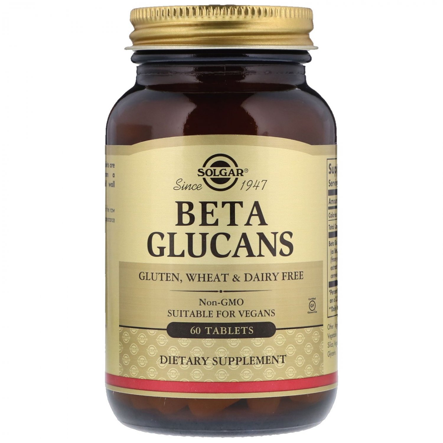 Solgar, Beta Glucans, 60 Tablets
