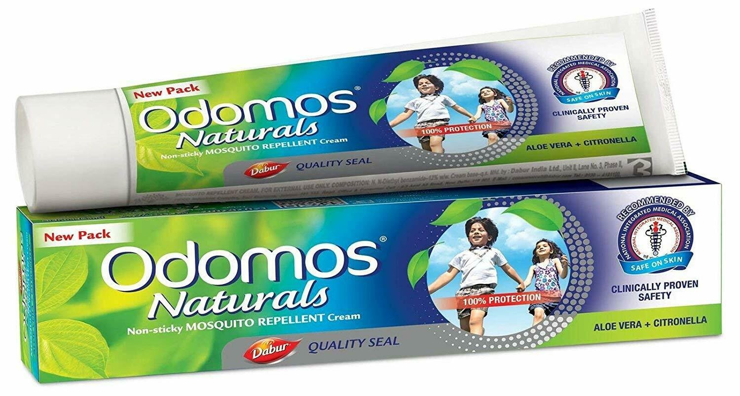 Odomos NonSticky Mosquito Repellent Cream 100gm Pack of 3 With Vitamin