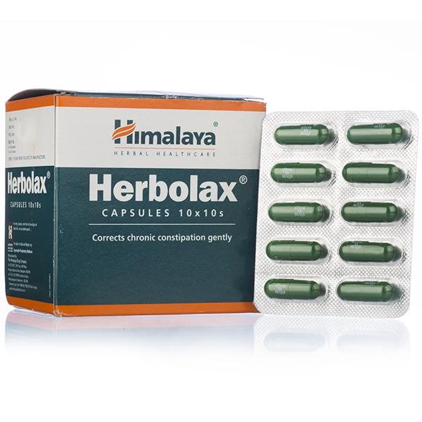 Himalaya Herbolax Cap 10capX10 For Gentle Bowel Regulator,Relieves ...