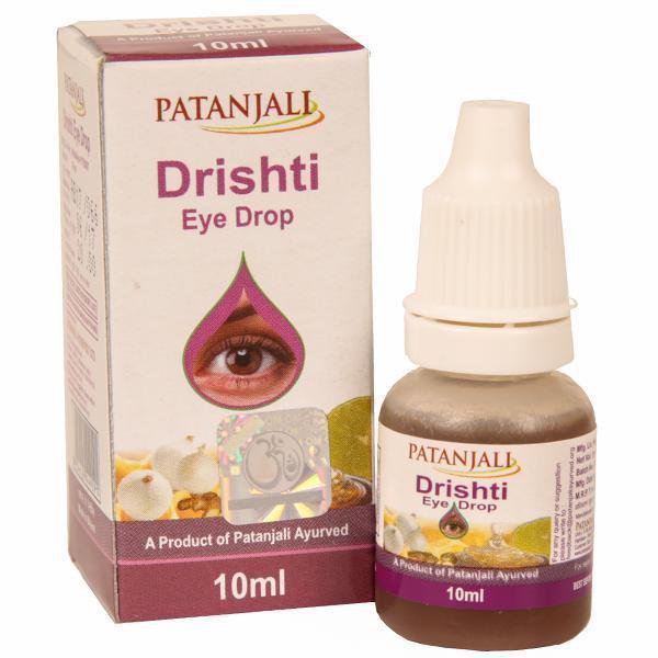 Patanjali Drishti Eye Drops 10 ml Pack of 5 for any kind of eye problem