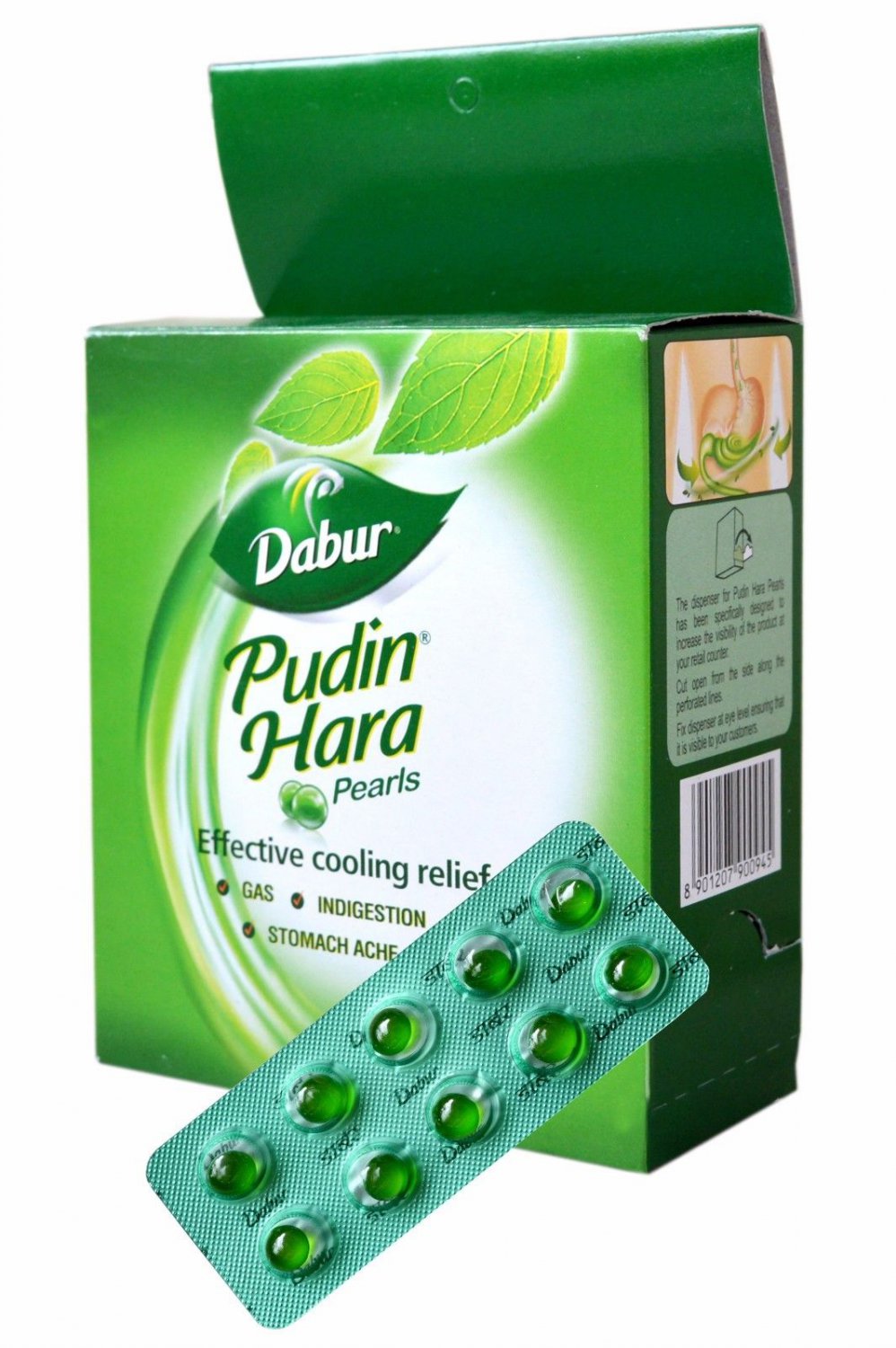 Dabur Pudin Hara Pearls Capsule 10's, Pack of 5 For Acidity, Gas ...