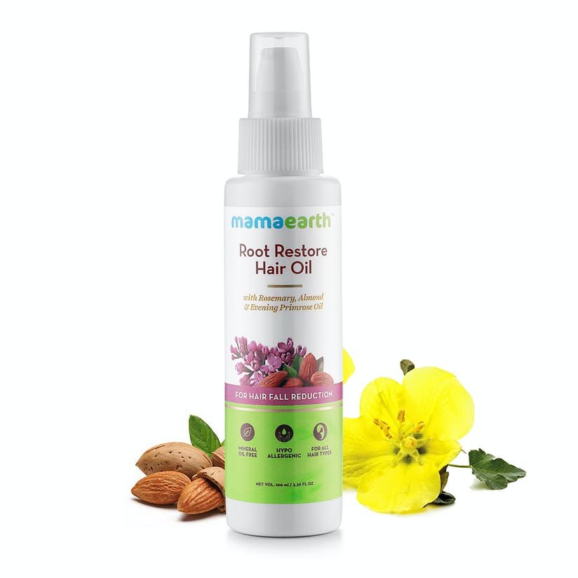 Mamaearth Root Restore Hair Oil for hair fall Reduction, 100ml