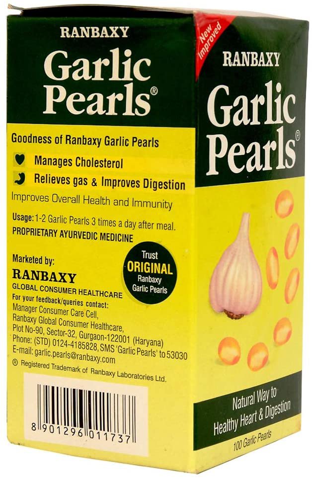 Garlic Pearls Capsule 100 Capsule,Helps to fortify the Immune System
