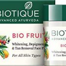 Biotique Bio Fruit Whitening Depigmentation & Tan Removal Face Pack 75 g