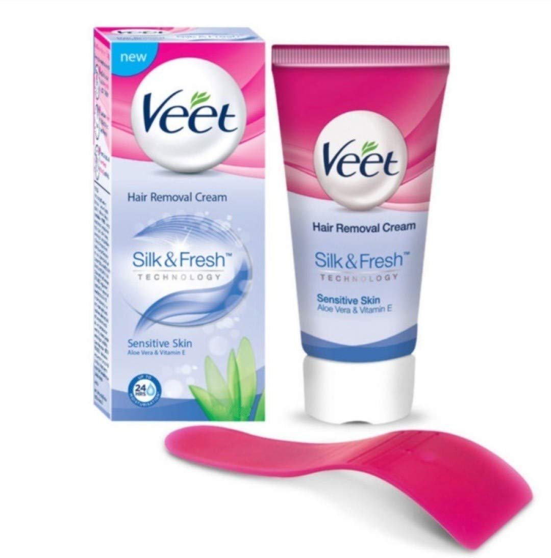 Veet Silk And Fresh Hair Removal Cream Sensitive Skin 50 G Buy 2 Get 1 Free