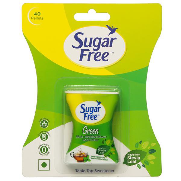 Sugar Free Green 100% Natural Made From Stevia 100 Pellets Pack of 2