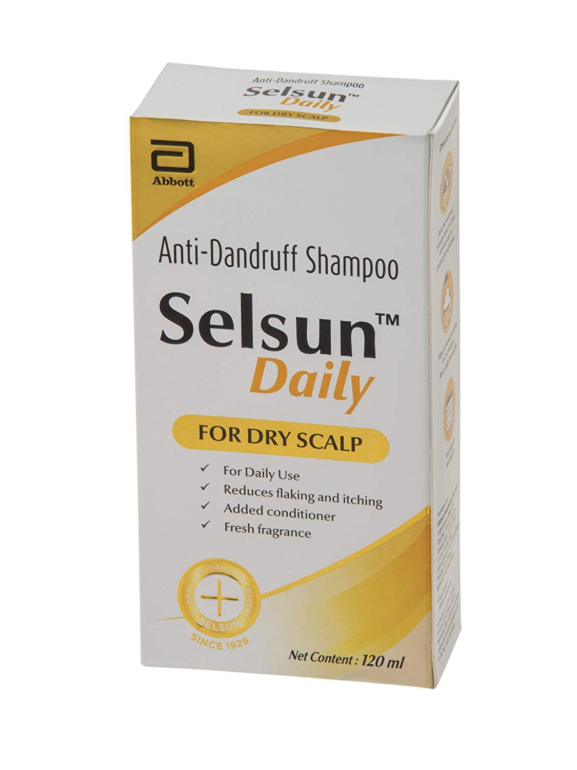 Selsun Daily AntiDandruff Shampoo for Dry Scalp 120 ml