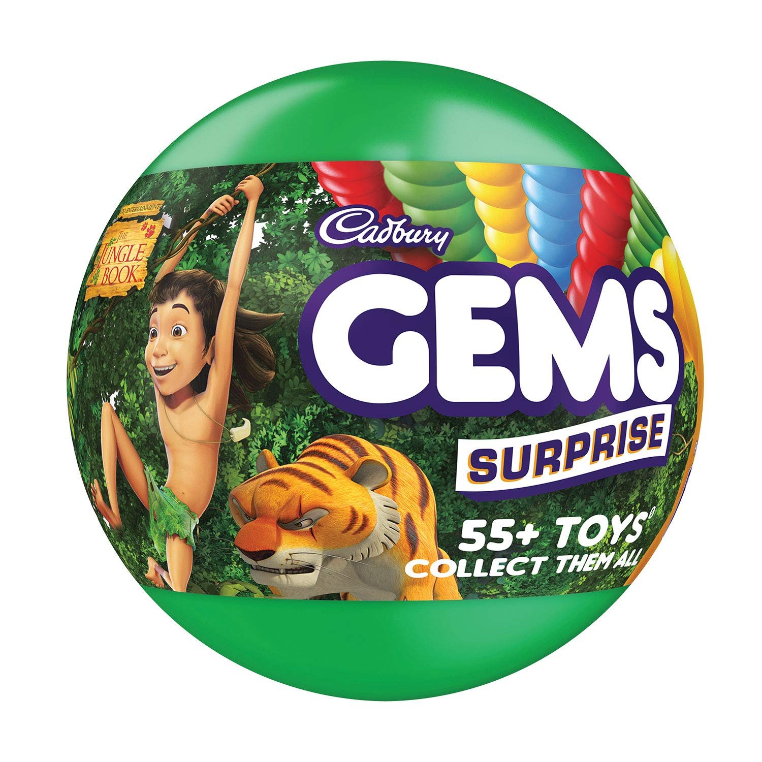 Cadbury Gems Surprise Chocolate,17.8gm,Pack of 6, Fun outside,Delicious