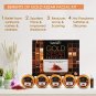 NutriGlow Gold Kesar Facial Kit 6-Pieces Skin Care Set  260gm, With Gold Dust