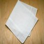 White Men's Pocket Handkerchiefs Hanky 100% Cotton, Pack of 12, XXL King Size
