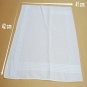 White Men's Pocket Handkerchiefs Hanky 100% Cotton, Pack of 12, XXL King Size
