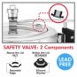 3 Pieces Hawkins SV1 / B10-10 Pressure Cooker Safety Valve, For 1.5 to 14 Liter