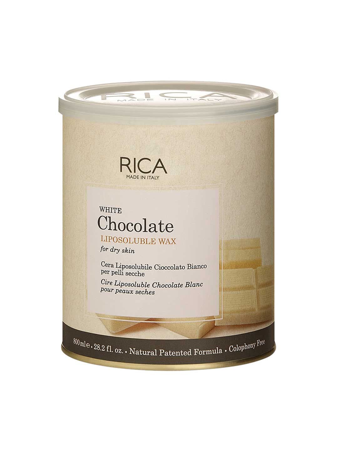Rica White Chocolate Liposoluble Wax 800ml For Dry Skin