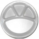 Disposable Catering White Plate For Party, 4 Compartment, 30 cm, Pack of 25