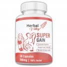 HerbalValley Super Weight Gain Natural Capsules for Men and Women, 60 Capsules